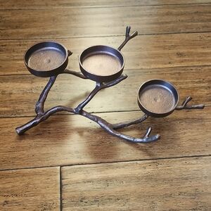 Bronze Branch Candle Holder